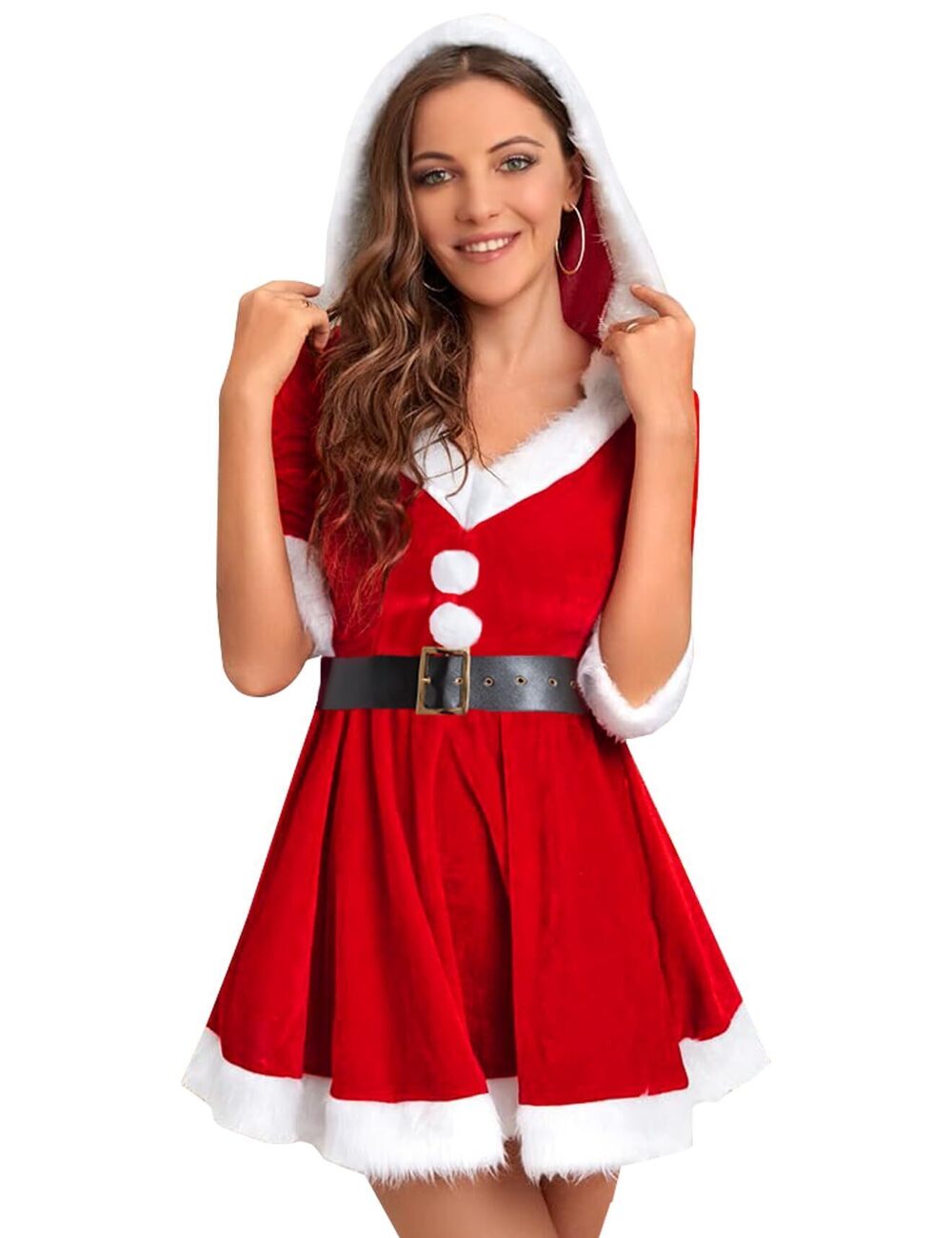 7279 Sexy Christmas Santa Outfit Sexy Lingerie Christmas Costume Holiday